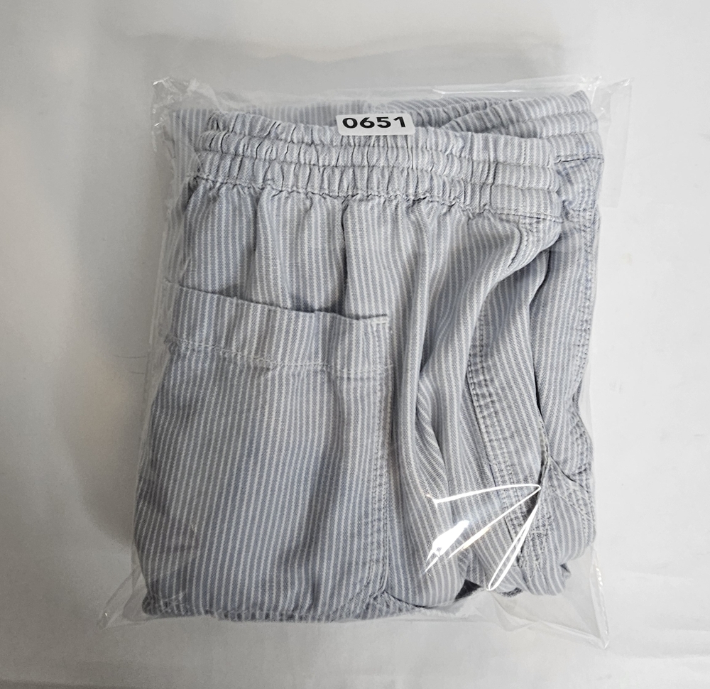 Aerie Baggy Cargo Wide Leg Chambray Elasti Drawstring Pull On Pants Large - Picture 16 of 16